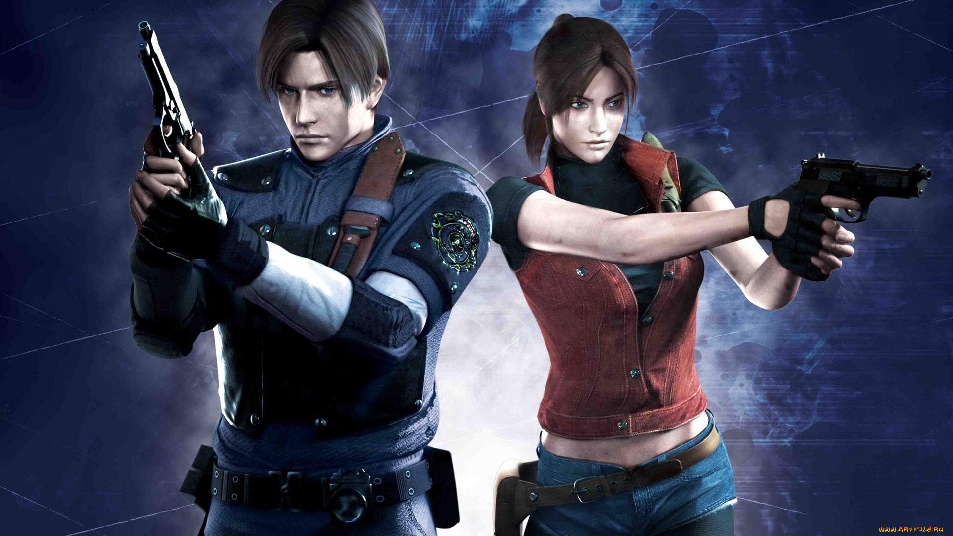  , resident evil,  the darkside chronicles, resident, evil, the, darkside, chronicles, clare, biohazard, redfield, leon